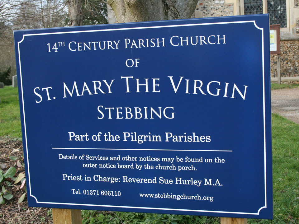 Services at St Marys Church in Stebbing